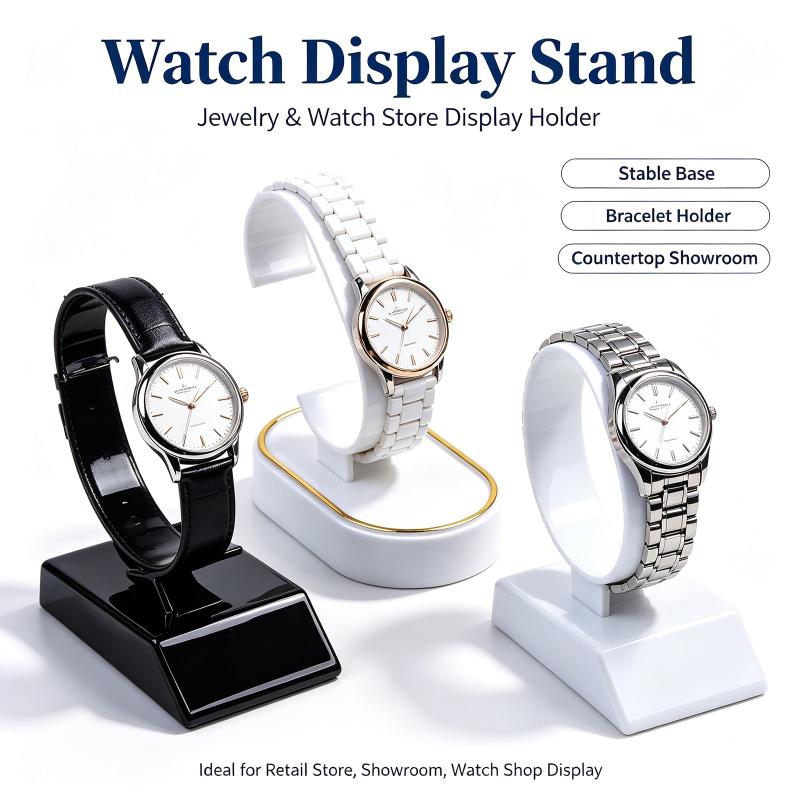 Jewelry And Watches Inc - Expositor de relojes con forma de