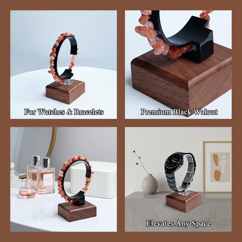 Jewelry And Watches Inc - Soporte de madera con forma de