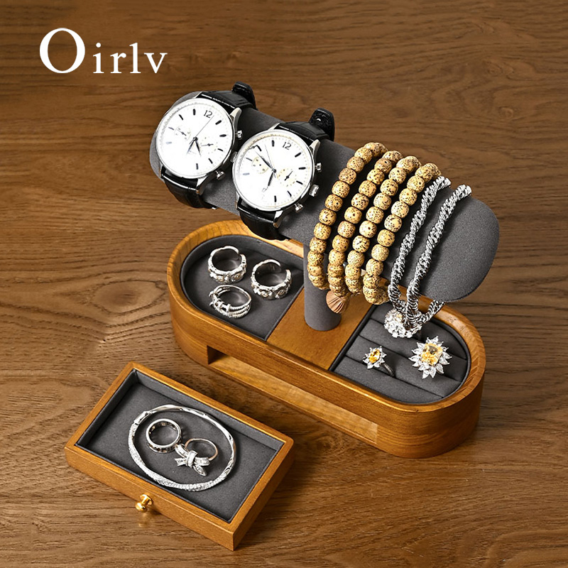 Watch Display Box - Oirlv-estante organizador de relojes de madera
